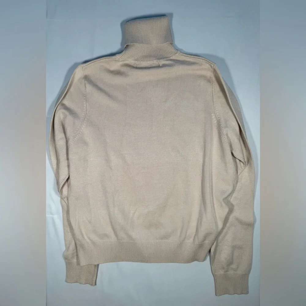 Zara Women's Turtleneck Sweater in Cream - Picture 3 of 3